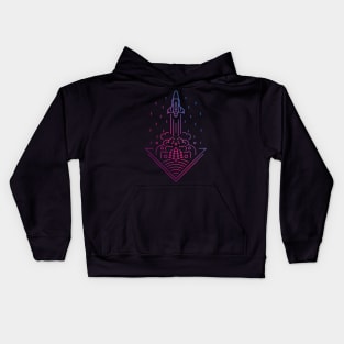 Astro sillhouette Kids Hoodie